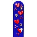 Brilliant Hearts on Assorted Color File