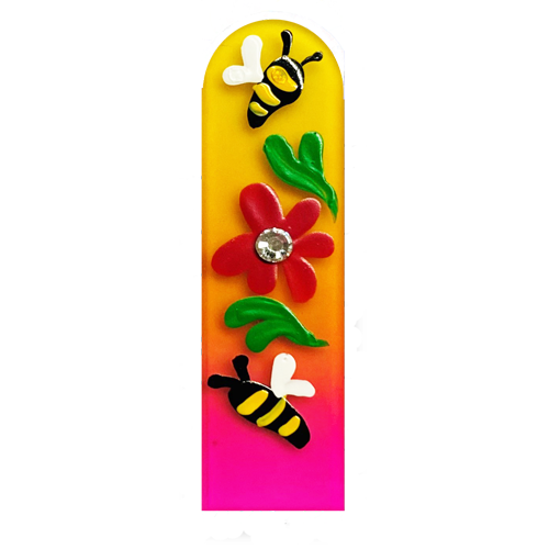 Busy Bees on Assorted Colored Files