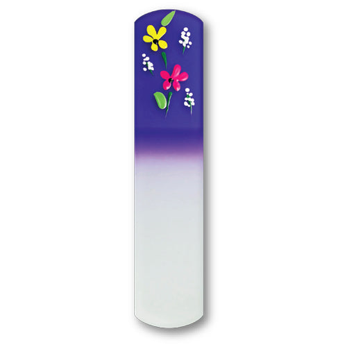 Garden Grandeur on Purple Spa Foot File