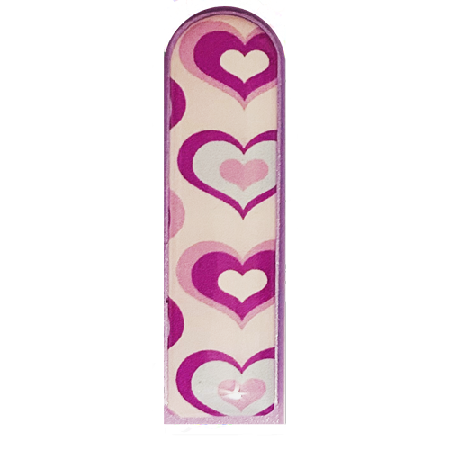 3D Purple Hearts