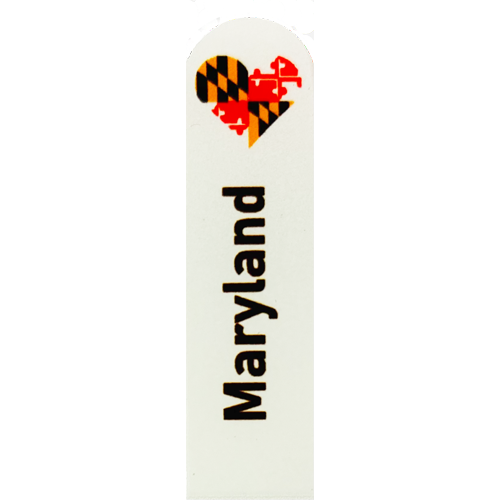 Maryland with Heart Photo Printed