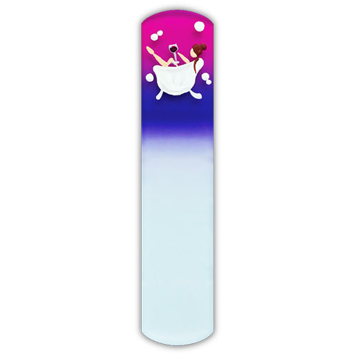 Spa Girl on Magenta Purple Spa Foot File