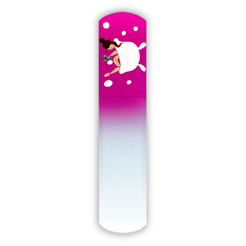 Spa Girl on Pink Spa Foot File