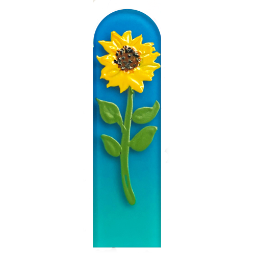 Sunflowers on Assorted Colored Files